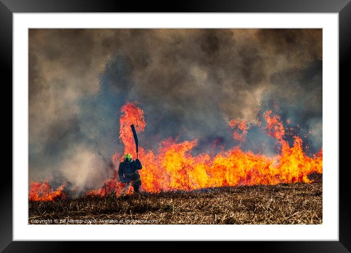 Fire! Framed Mounted Print by Bill Allsopp