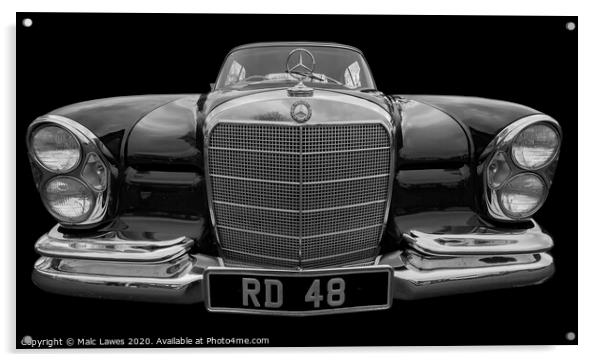 Mercedes Benz  Acrylic by Malc Lawes