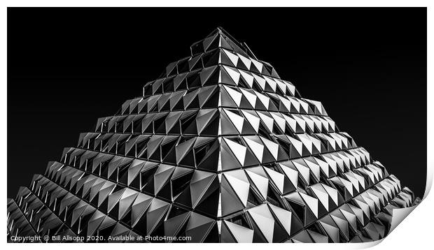 Parking Pyramids. Print by Bill Allsopp