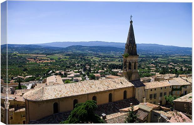 St. Saturnin-les-Apts Canvas Print by Jacqi Elmslie