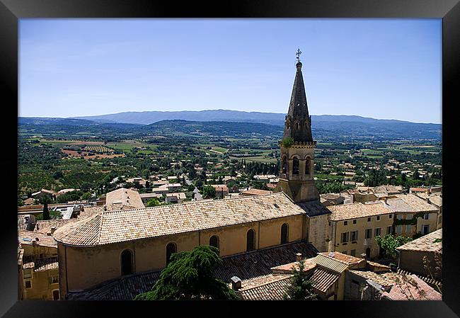 St. Saturnin-les-Apts Framed Print by Jacqi Elmslie