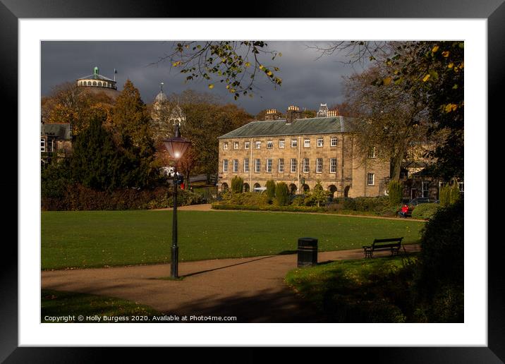 Atmospheric Buxton: A High Elevation Spa Town Framed Mounted Print by Holly Burgess