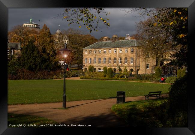 Atmospheric Buxton: A High Elevation Spa Town Framed Print by Holly Burgess