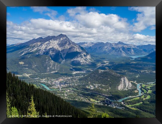 Banff town Framed Print by Jeff Whyte
