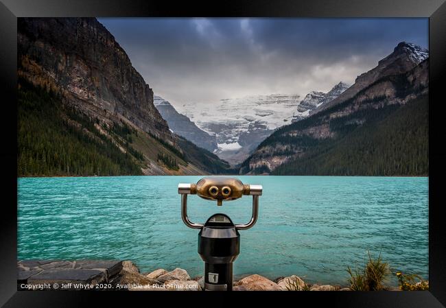 Lake Louise Framed Print by Jeff Whyte