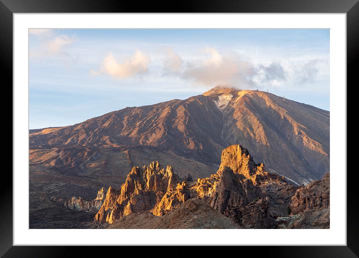 Teide and Cathedral rocks, Tenerife Framed Mounted Print by Phil Crean