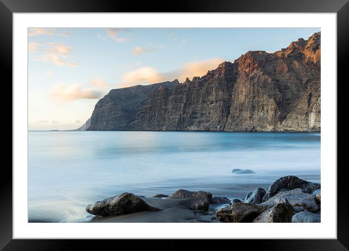Los Gigantes cliffs Tenerife Framed Mounted Print by Phil Crean