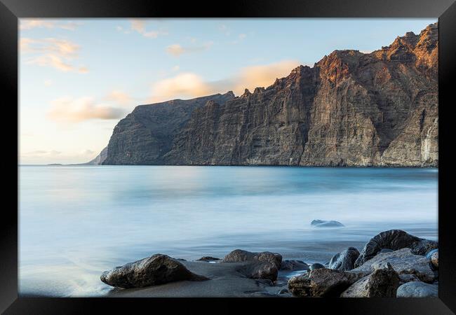 Los Gigantes cliffs Tenerife Framed Print by Phil Crean