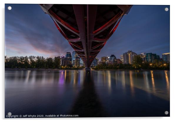 Peace Bridge Acrylic by Jeff Whyte