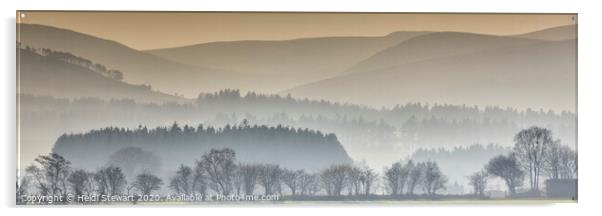 Brecon Beacons National Park Acrylic by Heidi Stewart