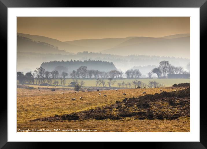 Brecon Beacons National Park Framed Mounted Print by Heidi Stewart
