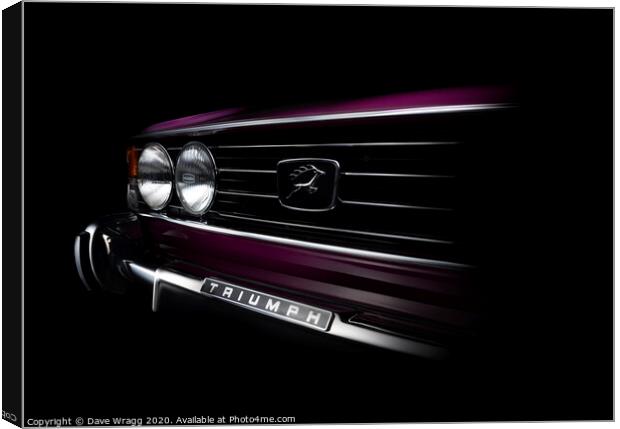 Triumph Stag Canvas Print by Dave Wragg