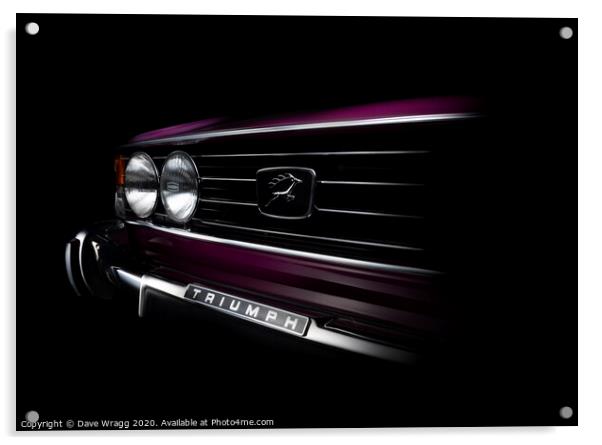 Triumph Stag Acrylic by Dave Wragg