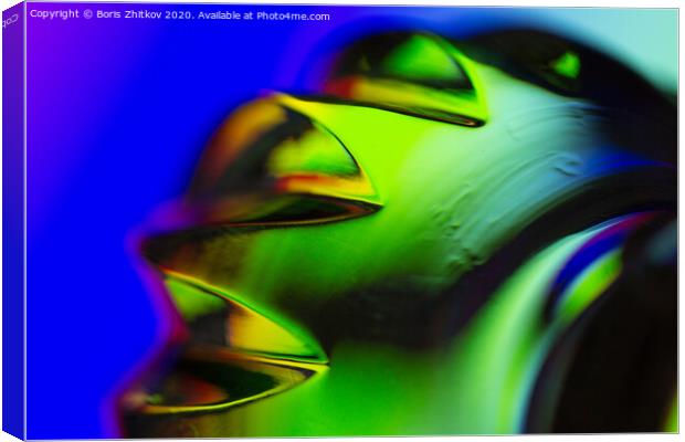 Glass and Colors. Canvas Print by Boris Zhitkov