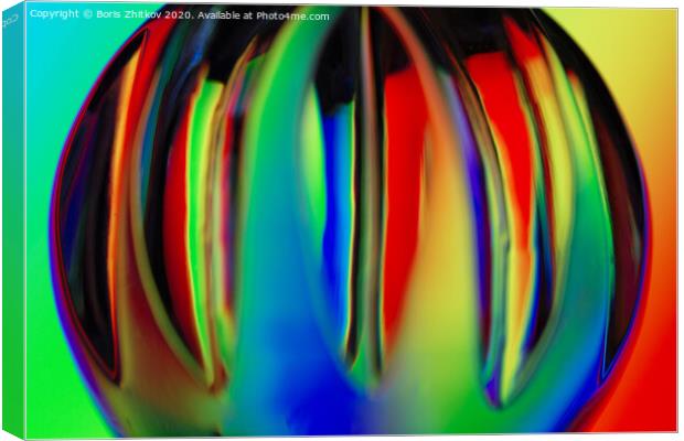 Glass and Colors. Canvas Print by Boris Zhitkov