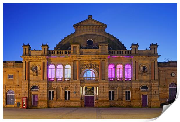 Doncaster Corn Exchange at Night Print by Darren Galpin