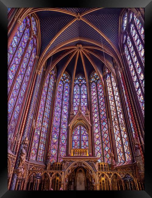 Sainte-Chapelle Framed Print by Jeff Whyte