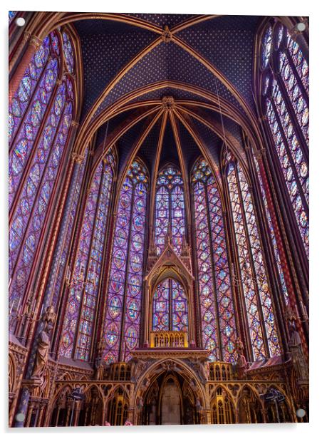 Sainte-Chapelle Acrylic by Jeff Whyte
