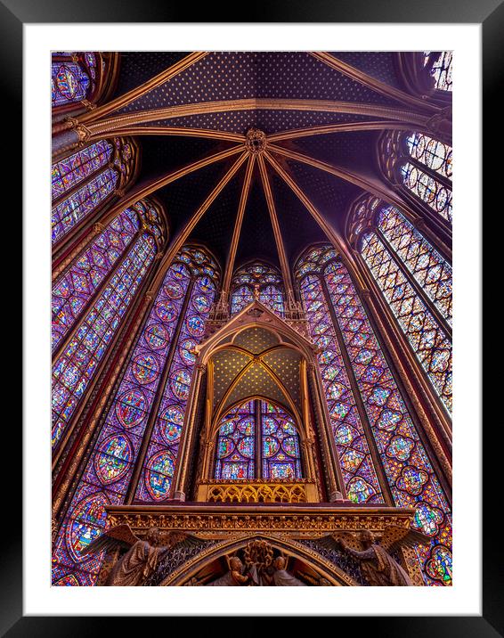 Sainte-Chapelle Framed Mounted Print by Jeff Whyte