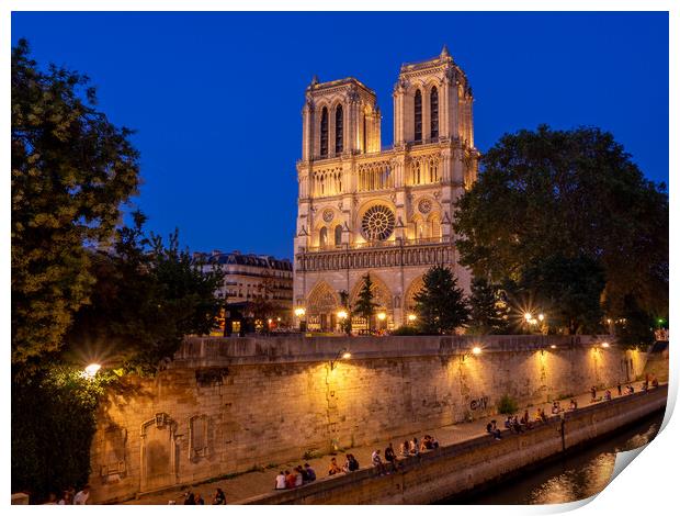 Notre Dame de Paris Print by Jeff Whyte