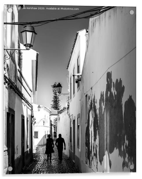 Shadowed Alleyway Acrylic by Lee Kershaw