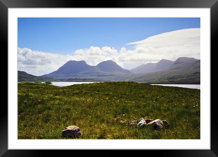 Coigach Framed Mounted Print by Steven Watson