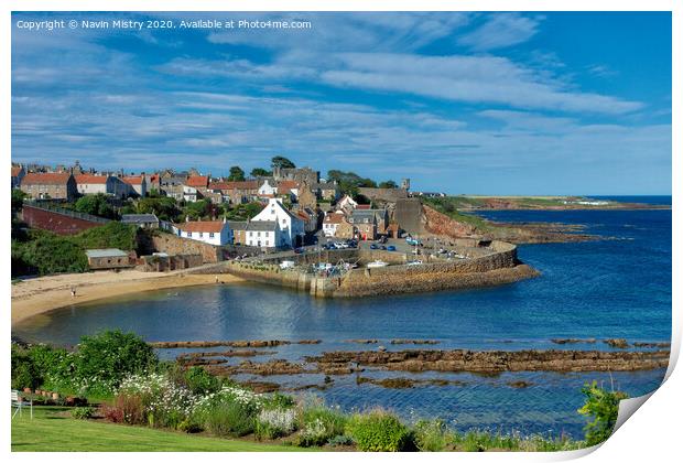 Crail, East Neuk of Fife, Scotland Print by Navin Mistry