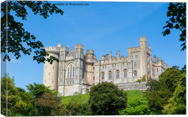 Arundel Castle in West Sussex Canvas Print by Geoff Smith