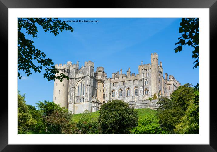 Arundel Castle in West Sussex Framed Mounted Print by Geoff Smith