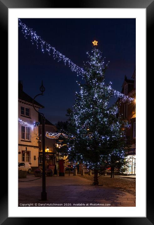 Launceston Christmas Tree Framed Mounted Print by Daryl Peter Hutchinson