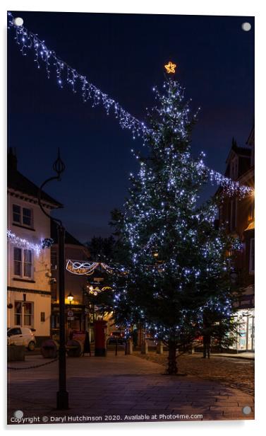 Launceston Christmas Tree Acrylic by Daryl Peter Hutchinson