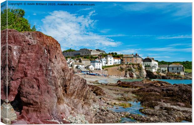 cawsand cornwall Canvas Print by Kevin Britland
