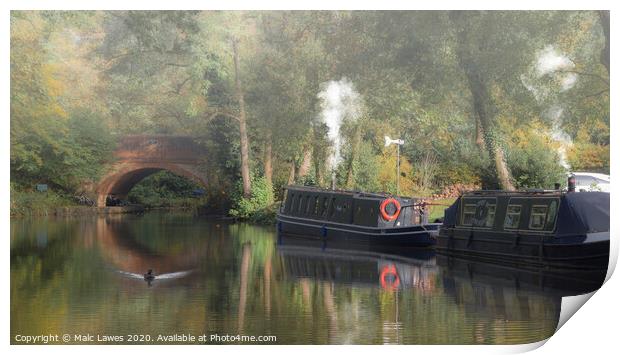 Life on the Canal  Print by Malc Lawes