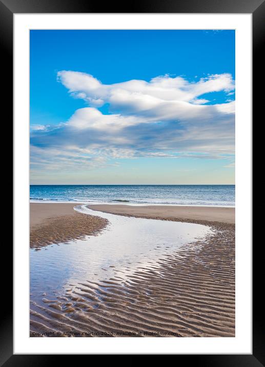 Filey Bay, North Yorkshire, England Framed Mounted Print by Andrew Kearton