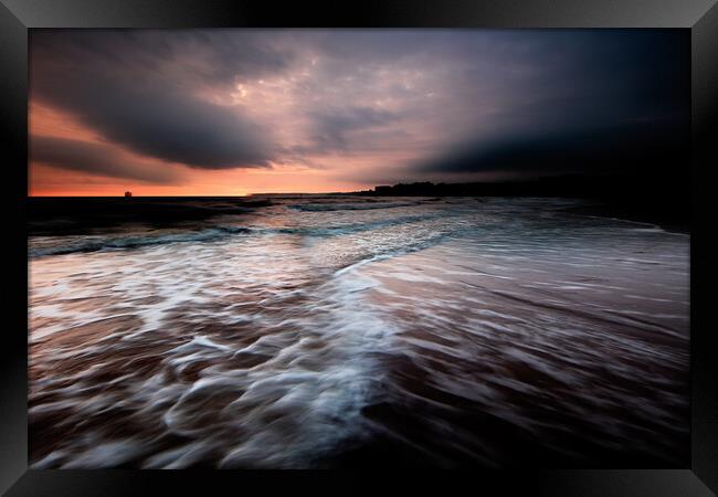 Outdoor oceanbeach Framed Print by Steve Lambert