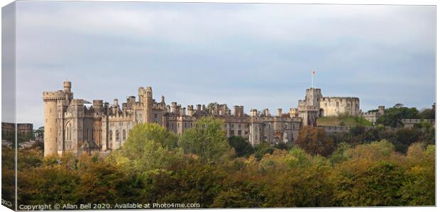 Arundel castle Canvas Print by Allan Bell