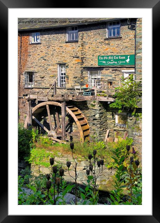The Old Mill Tea Room. Framed Mounted Print by Jason Connolly