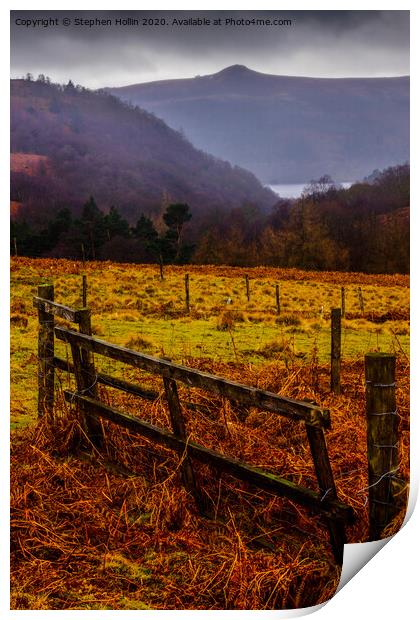 Outdoor field Print by Stephen Hollin