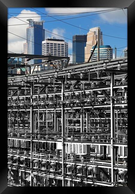 Electric City Framed Print by Jim Hughes