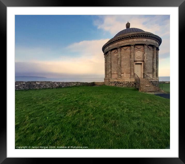 Mussenden Temple Downhill  Framed Mounted Print by Jacqui Morgan