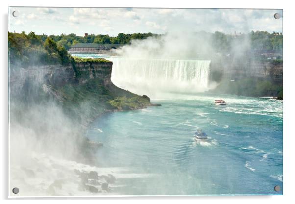 Horseshoe Falls at Niagara Acrylic by Jim Hughes