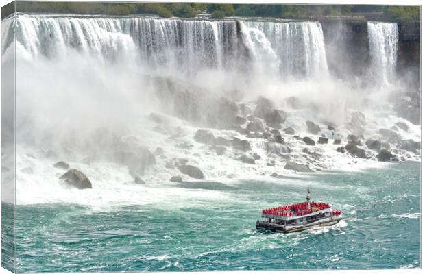 American Falls, Niagara Canvas Print by Jim Hughes