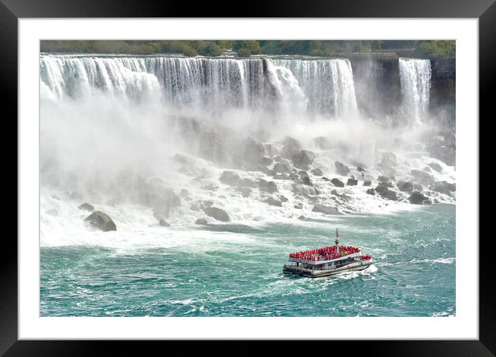American Falls, Niagara Framed Mounted Print by Jim Hughes
