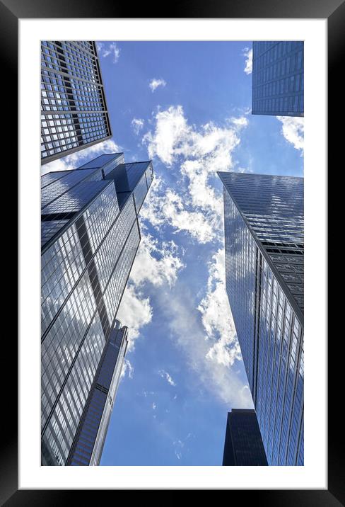 Willis Tower and Friends Framed Mounted Print by Jim Hughes