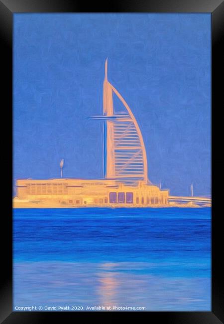 Burj AL Arab Art Framed Print by David Pyatt