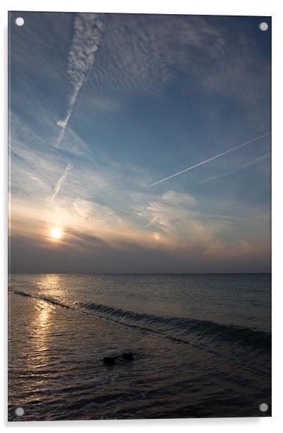 Wave - Cromer Acrylic by Simon Wrigglesworth