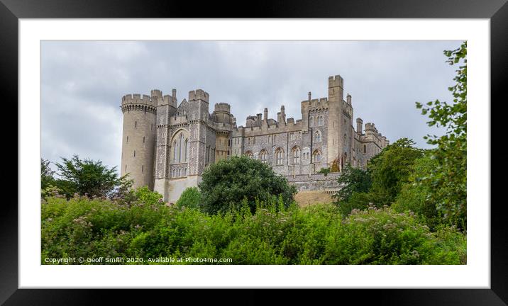 Arundel Castle in West Sussex Framed Mounted Print by Geoff Smith