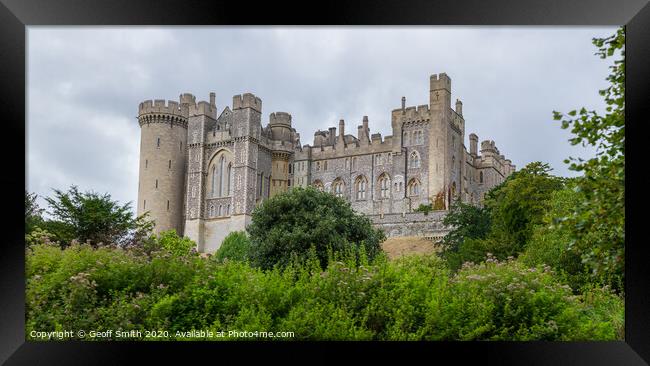 Arundel Castle in West Sussex Framed Print by Geoff Smith