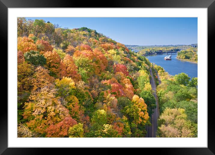 Mississippi Hillside Framed Mounted Print by Jim Hughes