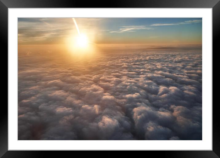 Sky cloud Framed Mounted Print by Jim Hughes